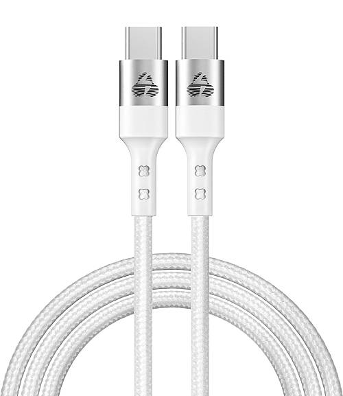 POWERTECH καλώδιο USB-C σε USB-C PTR-0167, PD 60W, copper, 1m, λευκό PTR-0167