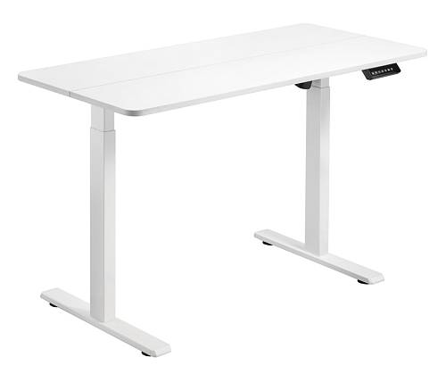 BRATECK ηλεκτρικό γραφείο S08-22D-B, ρυθμιζόμενο ύψος, 120x60cm, λευκό S08-22D-B