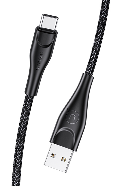USAMS καλώδιο USB-C σε USB US-SJ392, 2A, 1m, μαύρο SJ392USB01