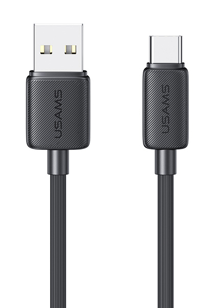 USAMS καλώδιο USB-C σε USB US-SJ693, 3A, 480Mbps, 2m, μαύρο SJ693USB01