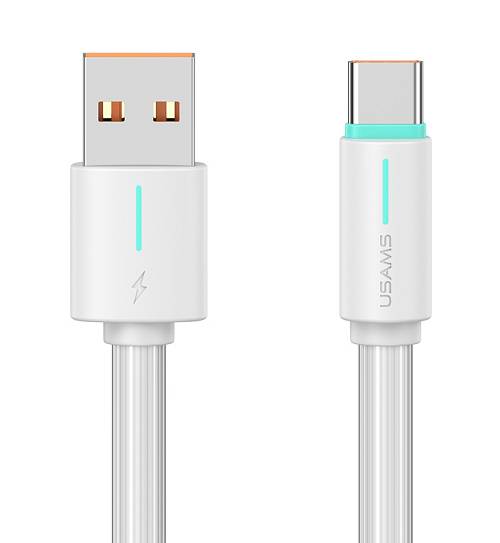 USAMS καλώδιο USB-C σε USB US-SJ732, 3A, 480Mbps, 1m, λευκό SJ732USB02