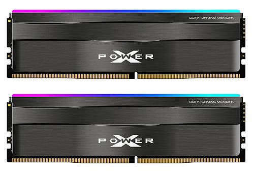 SILICON POWER μνήμη DDR4 UDIMM XPOWER Zenith 2x 16GB, RGB, 3200MHz, CL16 SP032GXLZU320BDD