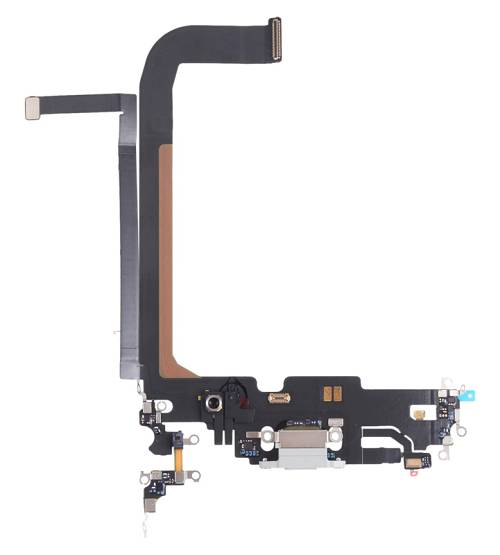 Charging port flex cable SPIP13PM-0003 για iPhone 13 Pro Max, λευκό SPIP13PM-0003
