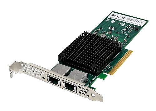 POWERTECH κάρτα επέκτασης PCIe σε 2x RJ45 ST7323, Intel X710-AT2, 10GbE ST7323
