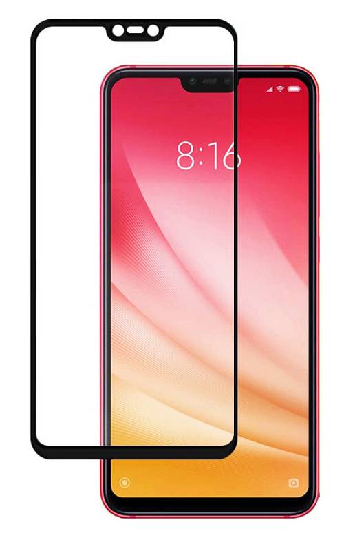 POWERTECH Tempered Glass 5D Full Glue για Xiaomi MI 8 Lite, Black TGC-0220