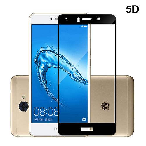 POWERTECH Tempered Glass 5D, Full Glue, Huawei Y7/Y7 Prime (2017), μαύρο TGC-0329