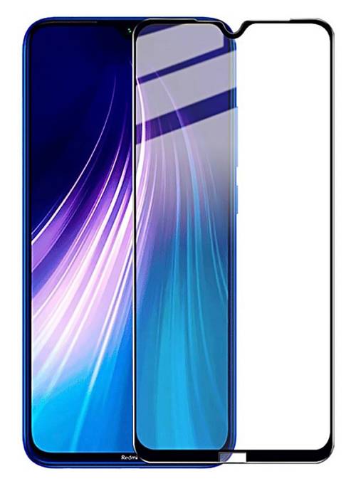 POWERTECH Tempered Glass 5D, Full Glue, Xiaomi Redmi Note 8T, μαύρο TGC-0365