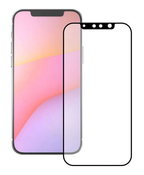 POWERTECH tempered glass 5D TGC-0518 iPhone 13 Pro Max, full glue, μαύρο TGC-0518