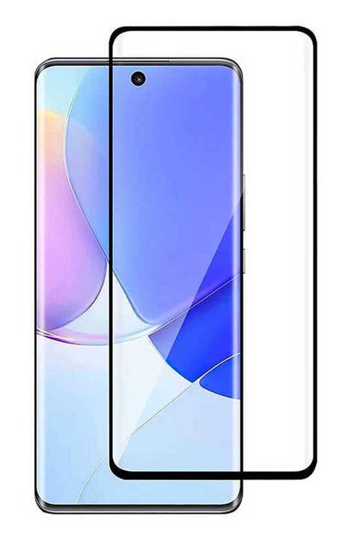 POWERTECH tempered glass 5D, full glue, curved, Huawei P50 Pro, μαύρο TGC-0591