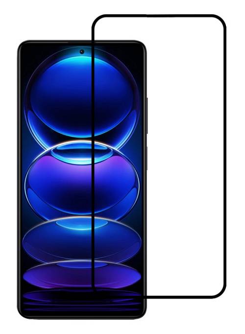 POWERTECH tempered glass 5D, full glue, Xiaomi Redmi Note 12/5G, μαύρο TGC-0594