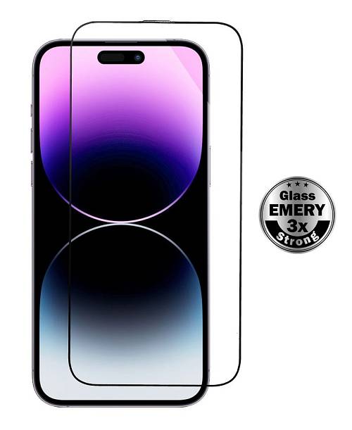 POWERTECH tempered glass Emery 5D TGC-0760 για iPhone 15 Pro Max, full glue TGC-0760
