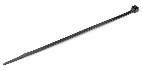 POWERTECH δεματικά καλωδίων TIES-058, 350x4.8mm, μαύρα, 100τμχ TIES-058