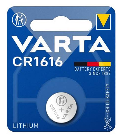 VARTA μπαταρία λιθίου CR1616, 3V, 1τμχ VCR1616