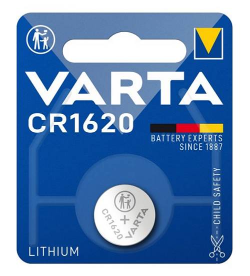 VARTA μπαταρία λιθίου CR1620, 3V, 1τμχ VCR1620