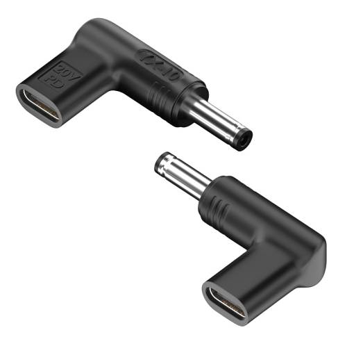 POWERTECH αντάπτορας τροφοδοσίας YX-10, USB-C σε Dell 4.5x3mm, μαύρος YX-10