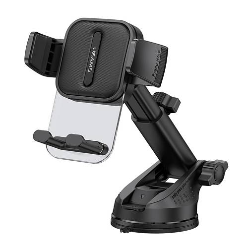 USAMS βάση smartphone αυτοκινήτου US-ZJ072 για ταμπλό/παρμπρίζ, μαύρη ZJ072ZJ01