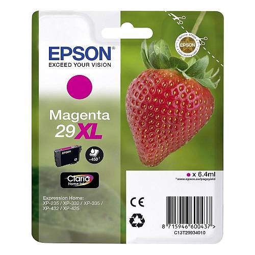 Epson Μελάνι Inkjet Series 29 Magenta XL (C13T29934012) (EPST299340)