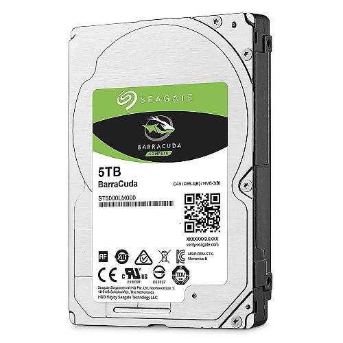 Εσωτερικός Σκληρός Δίσκος SEAGATE 2.5'' 5TB Sata III 128MB Barracuda (ST5000LM000) (SEAST5000LM000)