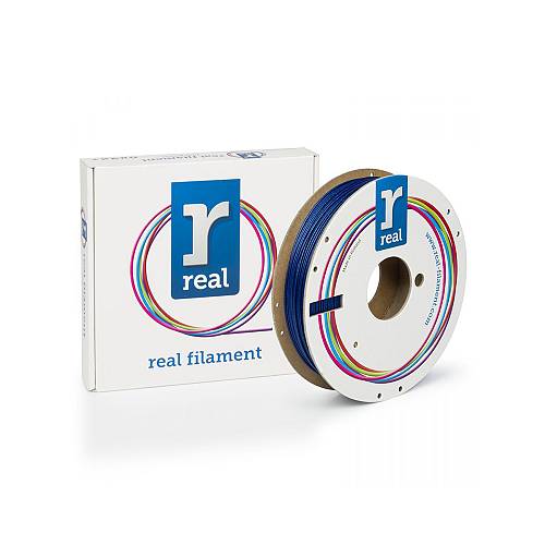 REAL PLA Sparkle 3D Printer Filament - Sparkle Blue Crystal - spool of 0.5Kg - 1.75mm (REALPLASPRKCRYSTL500MM175)