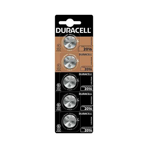 Duracell Long Lasting Power Μπαταρία Λιθίου Ρολογιών CR2016 3V 5τμχ (DRLCR20165) (DURDRLCR20165)