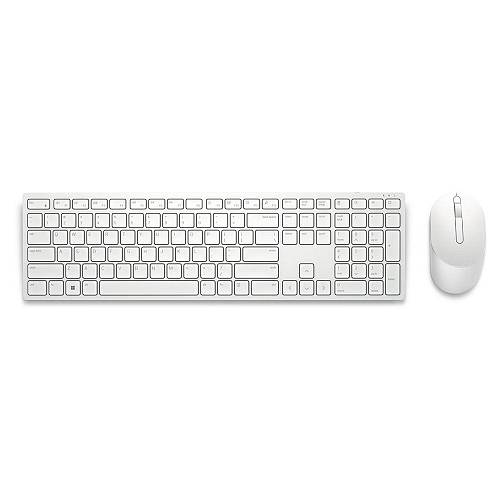 Dell Πληκτρολόγιο-Ποντίκι  Pro  KM5221W  Ασύρματο  White  GR (580-AKHH) (DEL580-AKHH)