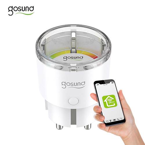 Gosund Μονή Εξωτερική Πρίζα Ρεύματος Wi-Fi Λευκή (SP111) (GOSSP111)