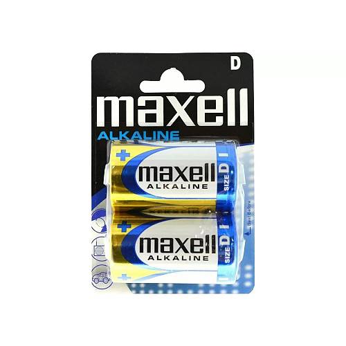 Maxell Αλκαλικές Μπαταρίες D 1.5V 2τμχ (9017590) (MAX9017590)