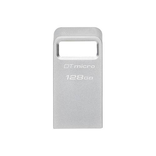 Kingston DataTraveler Micro Gen2 128GB USB 3.2 Stick Silver (DTMC3G2/128GB) (KINDTMC3G2-128GB)