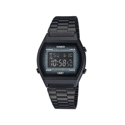 Casio Vintage Edgy Ψηφιακό Ρολόι Μπαταρίας με Μαύρο Μεταλλικό Μπρασελέ (B640WBG-1BEF) (CASB640WBG1BEF)