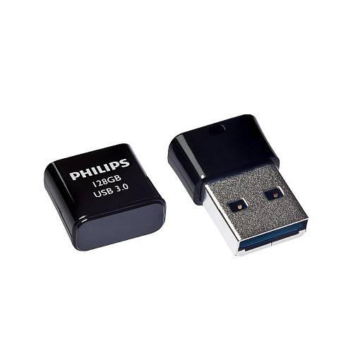 Philips Pico 128GB USB 3.0 Stick Μαύρο (FM12FD90B/00) (PHIFM12FD90B-00)