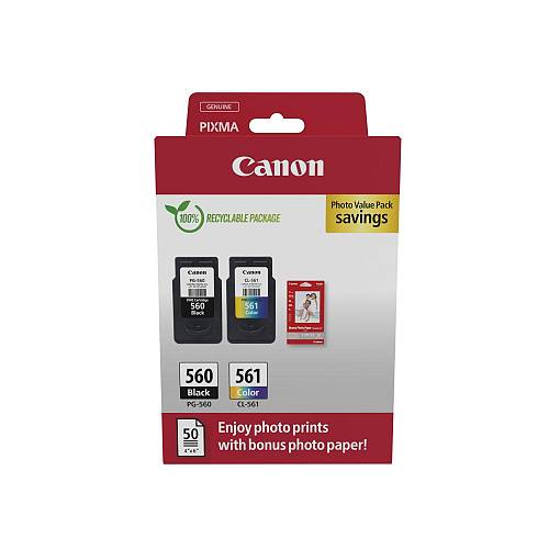 Canon Μελάνι Inkjet PG-560/CL-561 Ph. Value Pack (3713C008) (CANCL-561MP) *