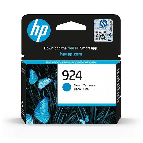 HP Μελάνι Inkjet No.924 Cyan (4K0U3NE) (HP4K0U3NE)