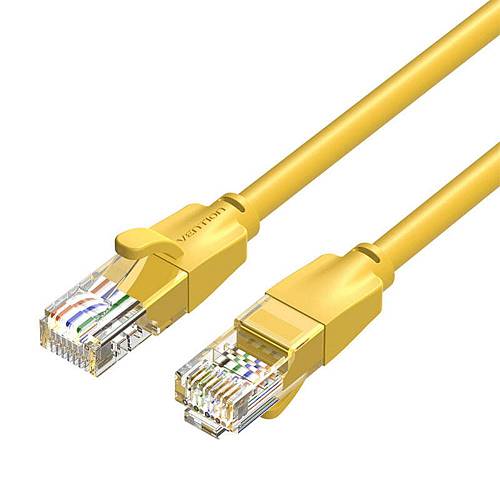 VENTION Cat.6 UTP Patch Ethernet Cable 1M Yellow (IBEYF) (VENIBEYF)