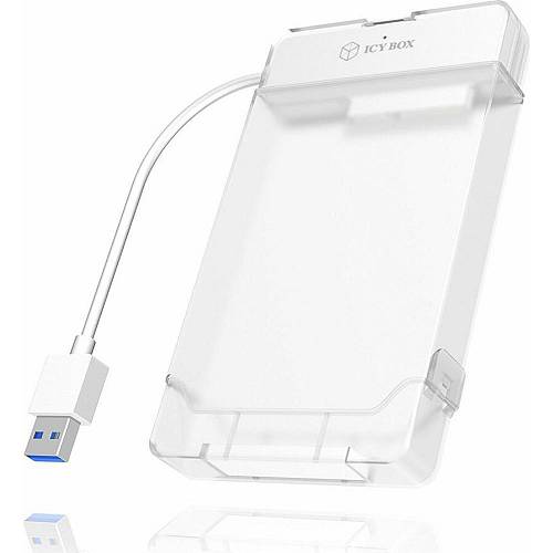 RaidSonic ICY BOX Θήκη για Σκληρό Δίσκο 2.5" SATA III με σύνδεση USB 3.0 σε Διάφανο χρώμα (IB-AC703-U3) (RSCIB-AC703-U3)