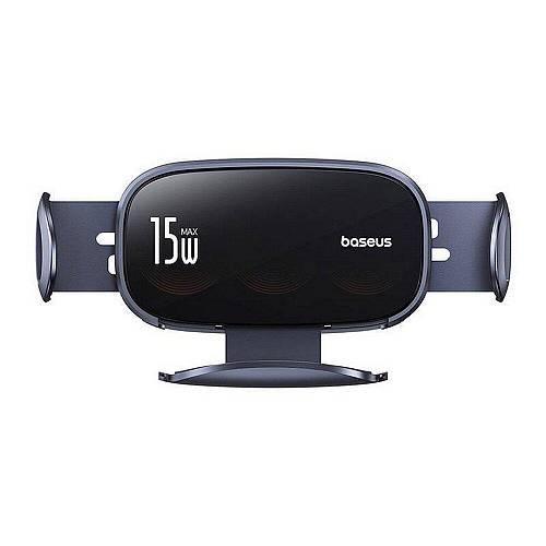 Baseus Car holder with inductive charger LightChaser Black (C40355901111-00) (BASC40355901111-00)