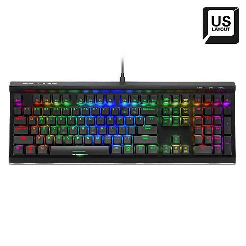 Sharkoon Skiller SGK60 Gaming Μηχανικό Πληκτρολόγιο με Kailh Box Red διακόπτες και RGB φωτισμό Αγγλικό US (SGK60R) (SHRSGK60R)
