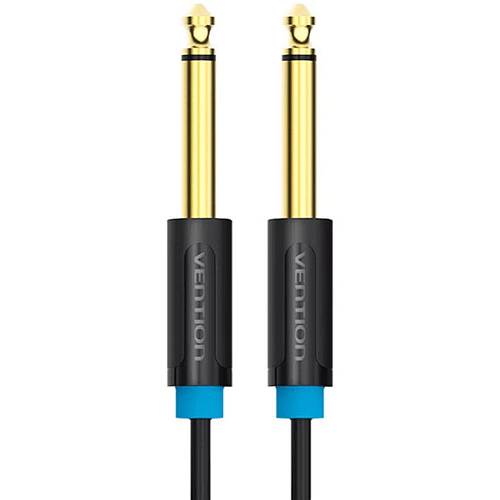 VENTION 6.5mm Male to Male Audio Cable 2M Black (BAABH) (VENBAABH)