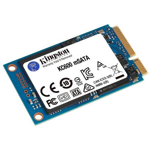 Kingston Δίσκος SSD KC600 512GB mSATA (SKC600MS/512G) (KINSKC600MS/512G)