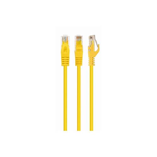 Cablexpert U/UTP Cat.6 Καλώδιο Δικτύου Ethernet 1m Κίτρινο (PP6U-1M/Y) (GEMPP6U-1M-Y)