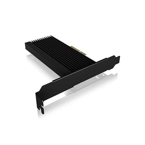 RaidSonic ICY BOX M.2 PCIe Gen 4.0x4 To PCIe Gen 4.0x4 With Heat Sink Μαύρο (IB-PCI208-HS) (RSCIB-PCI208-HS)