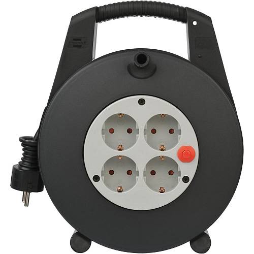Brennenstuhl Vario Line Cable Box 4-way black/light grey 15m H05VV-F 3G1,5 (1094200) (BNN1094200)