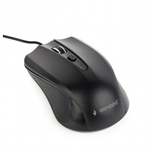 Gembird Mus-4b-01 Optical Mouse USB Mus-4b-01, 1200 Dpi, USB, Black (MUS-4B-01) (GEMMUS-4B-01)