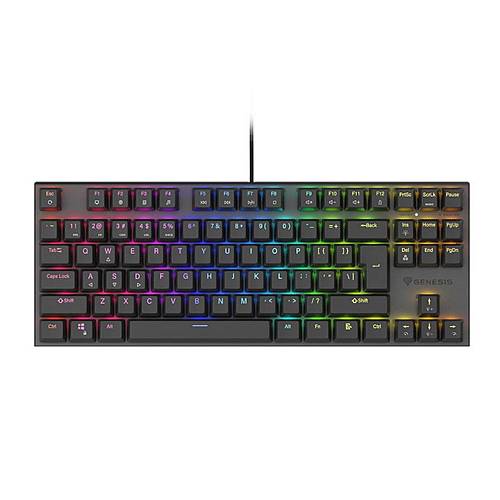 Genesis Gaming Keyboard Thor 303 Tkl Black US  Mechanical RGB, Brown Switch, Hot Swap (NKG-2175) (GNSNKG-2175)