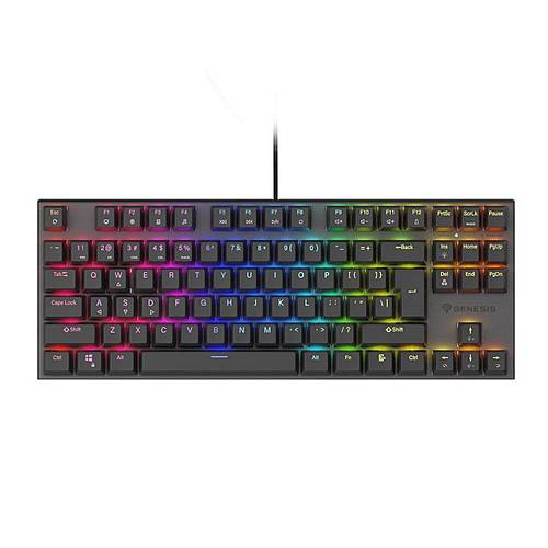 Genesis Gaming Keyboard Thor 303 Tkl Black US  Mechanical RGB, Silent Switch, Hot Swap (NKG-1881) (GNSNKG-1881)