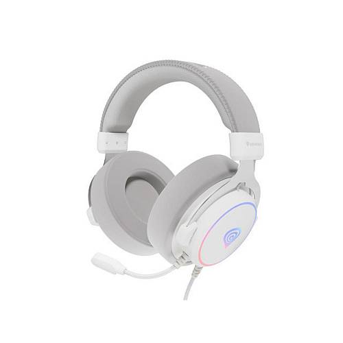 Genesis Gaming Headset Neon 764 with Microphone RGB Illumination White, USB (NSG-2170) (GNSNSG-2170)