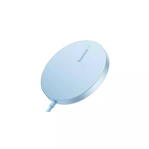 Baseus Μαγνητικός Ασύρματος Φορτιστής Simple Mini3 15W Γαλάζιο (CCJJ040303) (BASCCJJ040303)