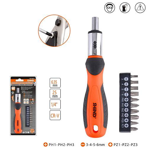 Shind Σετ Κατσαβιδι Καστανιας Με Μυτες 11 Τεμ. (SHI-94434) (SHI94434)