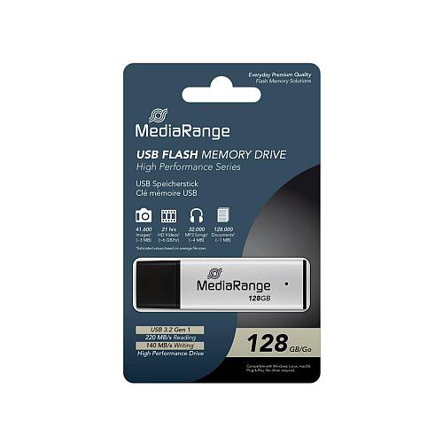 MediaRange USB 3.0 high performance flash drive, 128GB (MR1902)