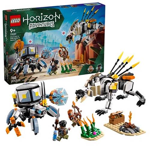 Lego Horizon Adventures Aloy And Varl Vs. Panzerwanderer And Sawtooth (77037) (LGO77037)