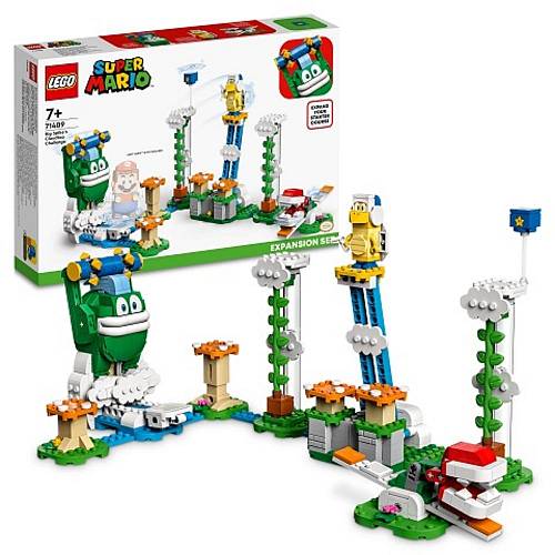 Lego Super Mario Maxi Spikes Cloud Challenge? Expansion Set (Set With 3 Enemy Figures Including Boomerang Brother And Piranha Plant) (71409) (LGO71409)